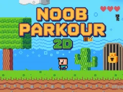 Lojë Noob Parkour 2D në internet
