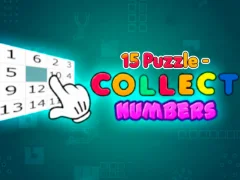 Lojë 15 Puzzle — Mblidhni numra në internet