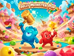 Lojë Jelly Monster Pop në internet
