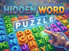 Lojë Puzzle me fjalë të fshehura në internet