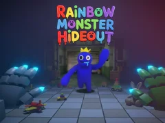 Lojë Rainbow Monster Hideout 3D në internet