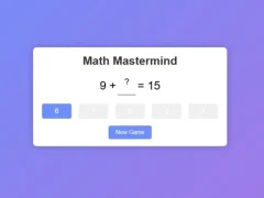 Lojë Kryetari i matematikës në internet