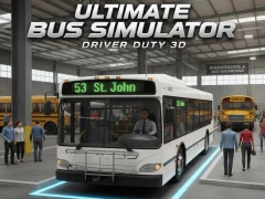 Lojë Ultimate Bus Simulator Driver Duty 3D në internet