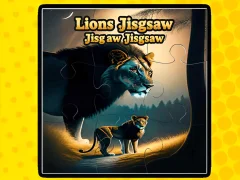 Lojë Lions Jigsaw Jigsaw në internet
