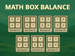 Lojë Bilanci i kutisë së matematikës në internet