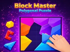 Lojë Blloku Master Poligonal Puzzle në internet