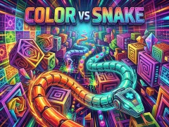 Lojë Color vs Snake në internet