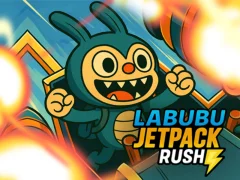 Lojë Labubu Jetpack Rush në internet