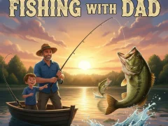 Lojë Peshkimi me babin në internet