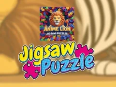 Lojë Jigsaw Puzzles Anime Lion në internet
