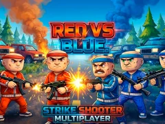 Lojë E kuqe vs blu. Strike Shooter Multiplayer në internet