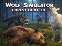 Lojë Wolf Simulator Forest Hunt 3D në internet