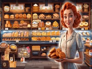 Lojë Objektet e fshehura Bakery në internet