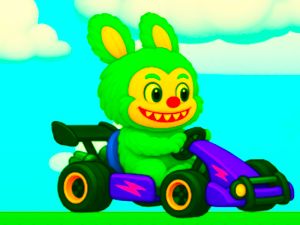 Lojë Labubu gokart në internet