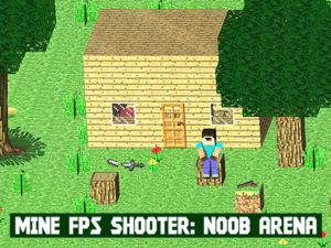 Lojë Miniera FPS Shooter: Noob Arena në internet