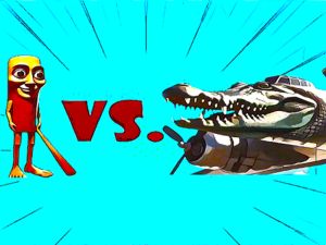 Lojë Tung Tung Tung Sahur vs Bombardino Crocodilo në internet