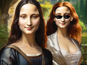 Lojë Eksperimentet e Modës Mona Lisa në internet