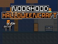 Lojë Noobhood Halloweencraft në internet