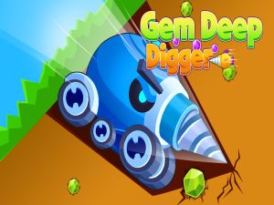 Lojë GEM Digger Deep në internet