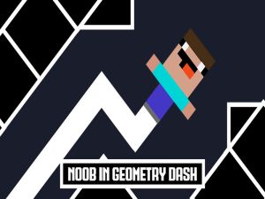 Lojë Noob në gjeometrinë në internet