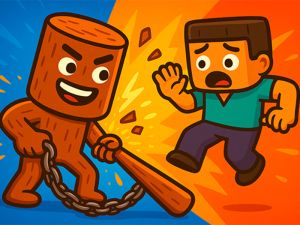 Lojë Hero Ragdoll duke luftuar në internet