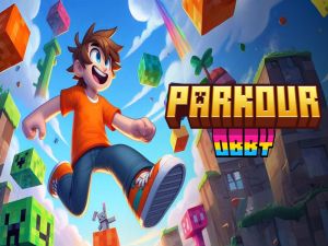 Lojë Parkour obby në internet