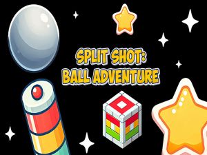 Lojë Shot Split: Aventurë Ball në internet