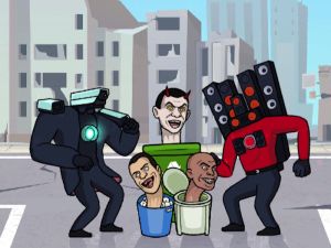 Lojë Mod Evolution Tualeti i Tualetit Skibidi në internet
