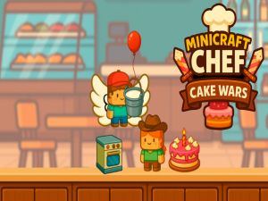 Lojë Minicraft Chef Cake Wars në internet