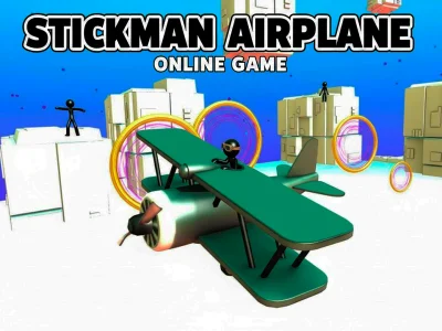 Lojë Aeroplan Stickman në internet