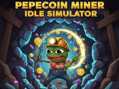 Lojë Pepecoin Miner Idle Simulator në internet