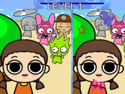 Lojë Diferenca e lojës Sprunki dhe Squid në internet