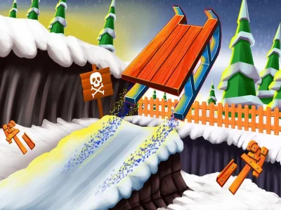 Lojë Snow Rider 3D Nostalgji në internet