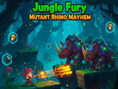Lojë Jungle Fury Mutant Rhino Mayhem në internet