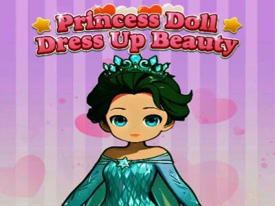Lojë Princesha Doll Dress Up Bukuri në internet