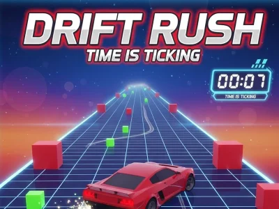 Lojë Drift Rush Time po kalon në internet