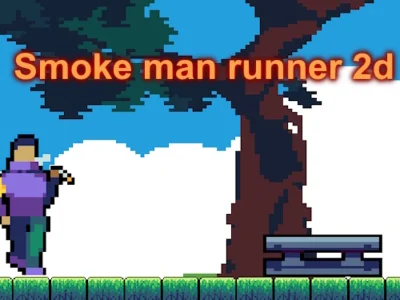 Lojë Smoke man vrapues 2d në internet