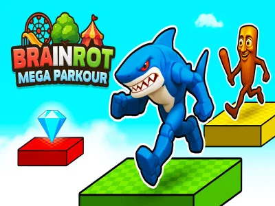 Lojë Brainrot Mega Parkour në internet