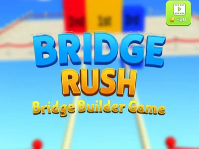 Lojë Lojë Bridge Rush Bridge Builder Game në internet
