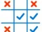 Lojë Tic Tac Toe 2 Lojtarë në internet
