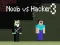 Lojë Noob vs Hacker 3 në internet