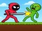 Lojë Red Stickman vs Monster School në internet