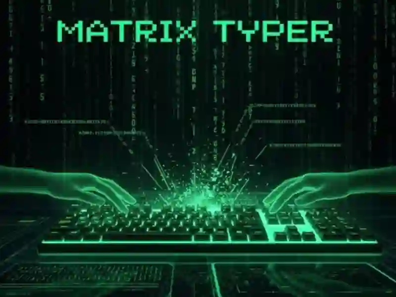Lojë Lojë Matrix Typer në internet