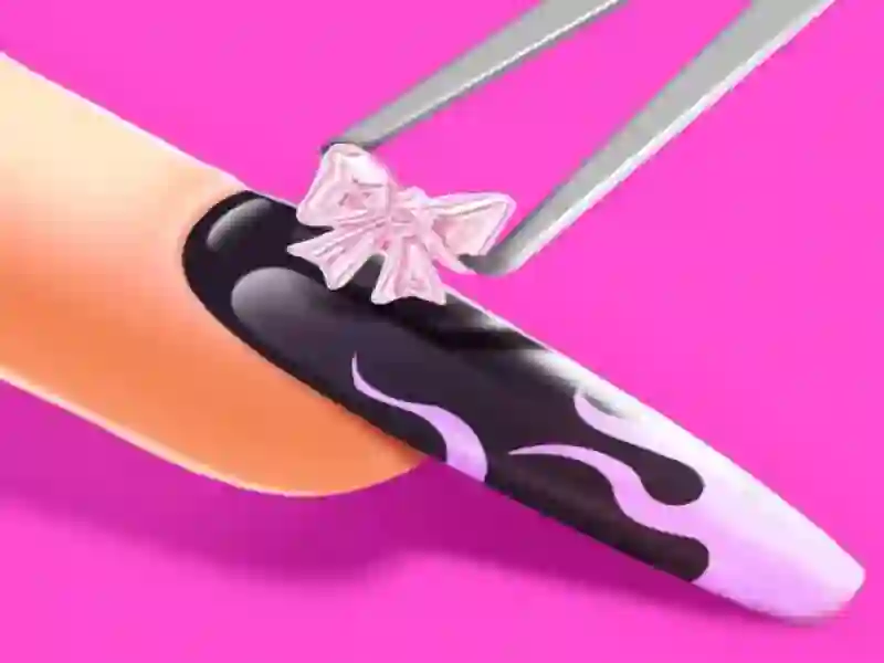 Lojë Gozhdë akrilike 3D: lojë e artit të thonjve në internet