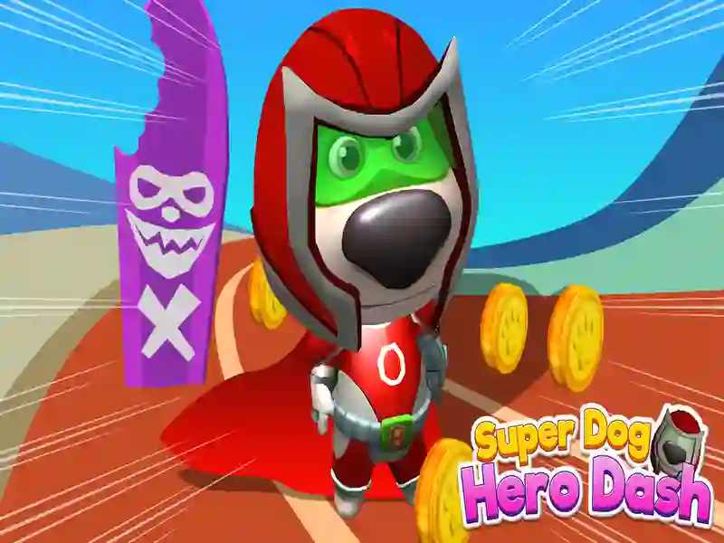 Lojë Super Dog Hero Dash në internet