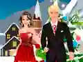 Lojë Takimi i Krishtlindjes me Barbie dhe Ken në internet Lojë Takimi i Krishtlindjes me Barbie dhe Ken në internet