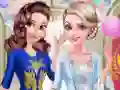 Lojë Ballo i Arendelle të Annës dhe Elzës në internet