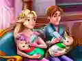 Lojë Dita e Familjes së Binjakëve Rapunzel në internet