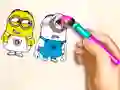 Lojë Mini libër ngjyrimi në internet Lojë Mini libër ngjyrimi në internet