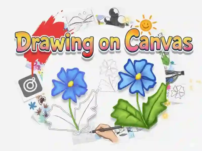 Lojë Vizatim në kanavacë në internet